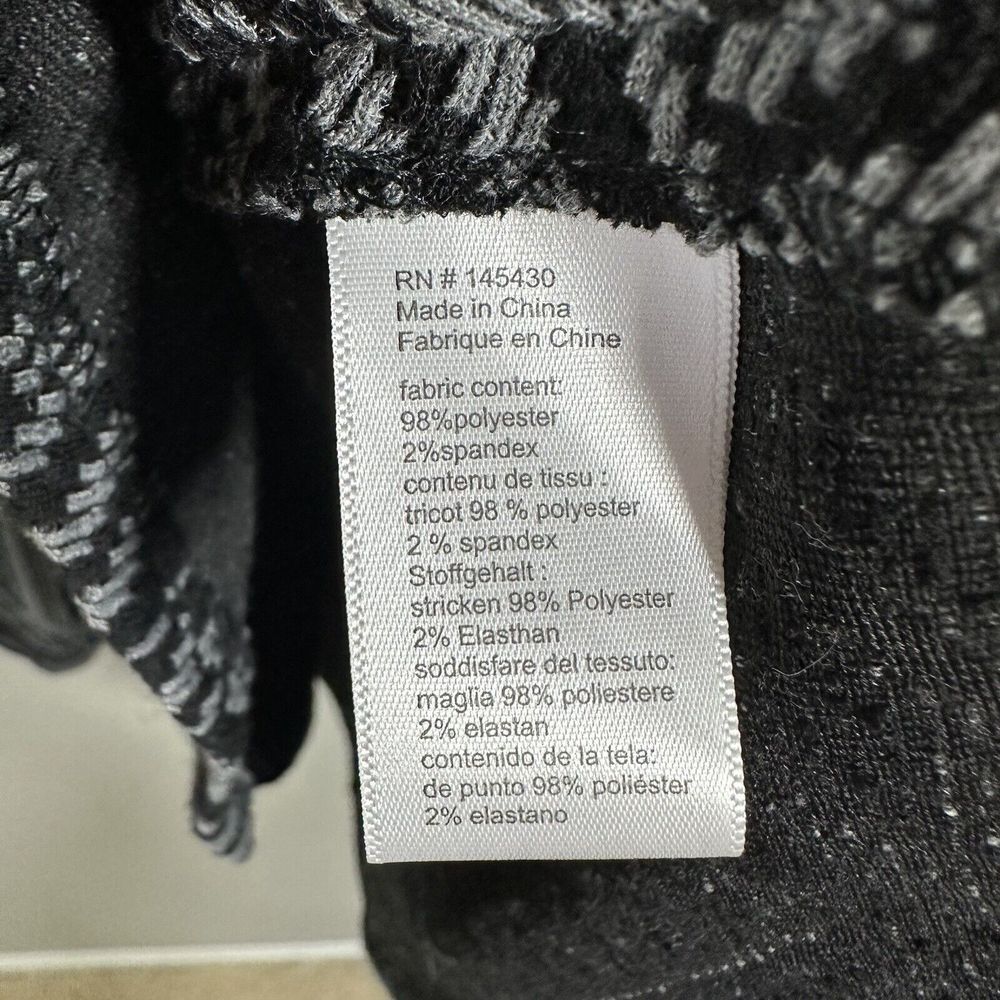 Tabitha Size 8 Black Gray Geometric Pattern Sleev… - image 8